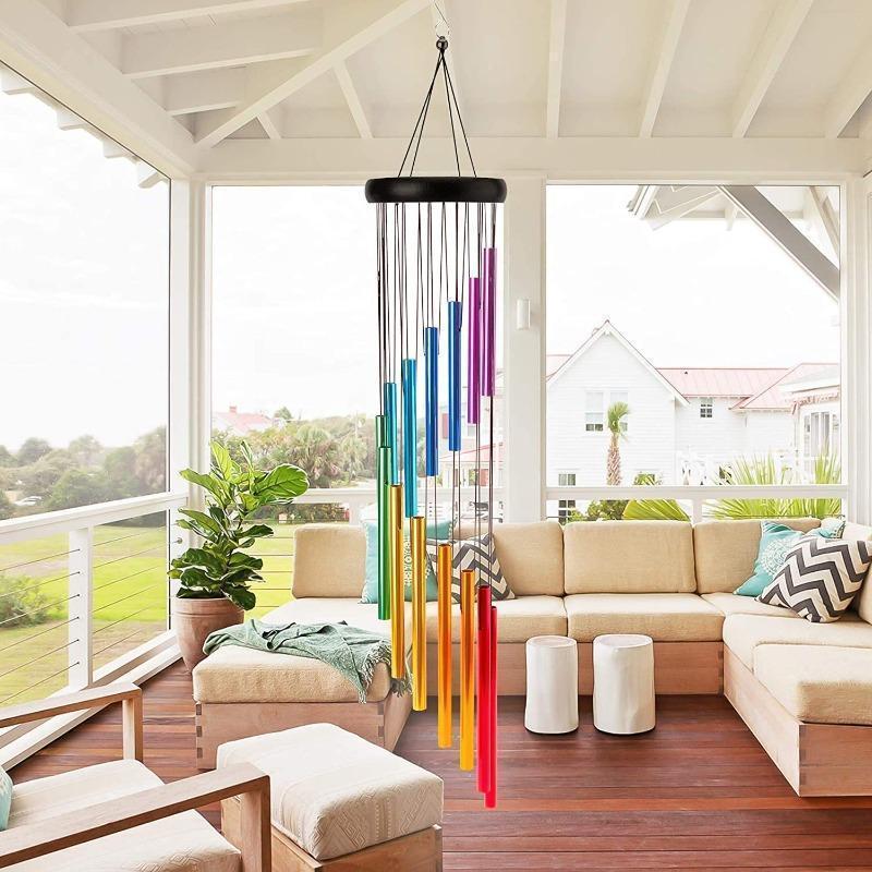 Wind Chime Tubular - Lonceng Angin Kreatif Baru 12 Tabung