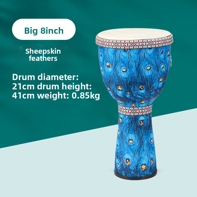Bongo Drum Set - Drum Tangan Besar Afrika 8 Inci,