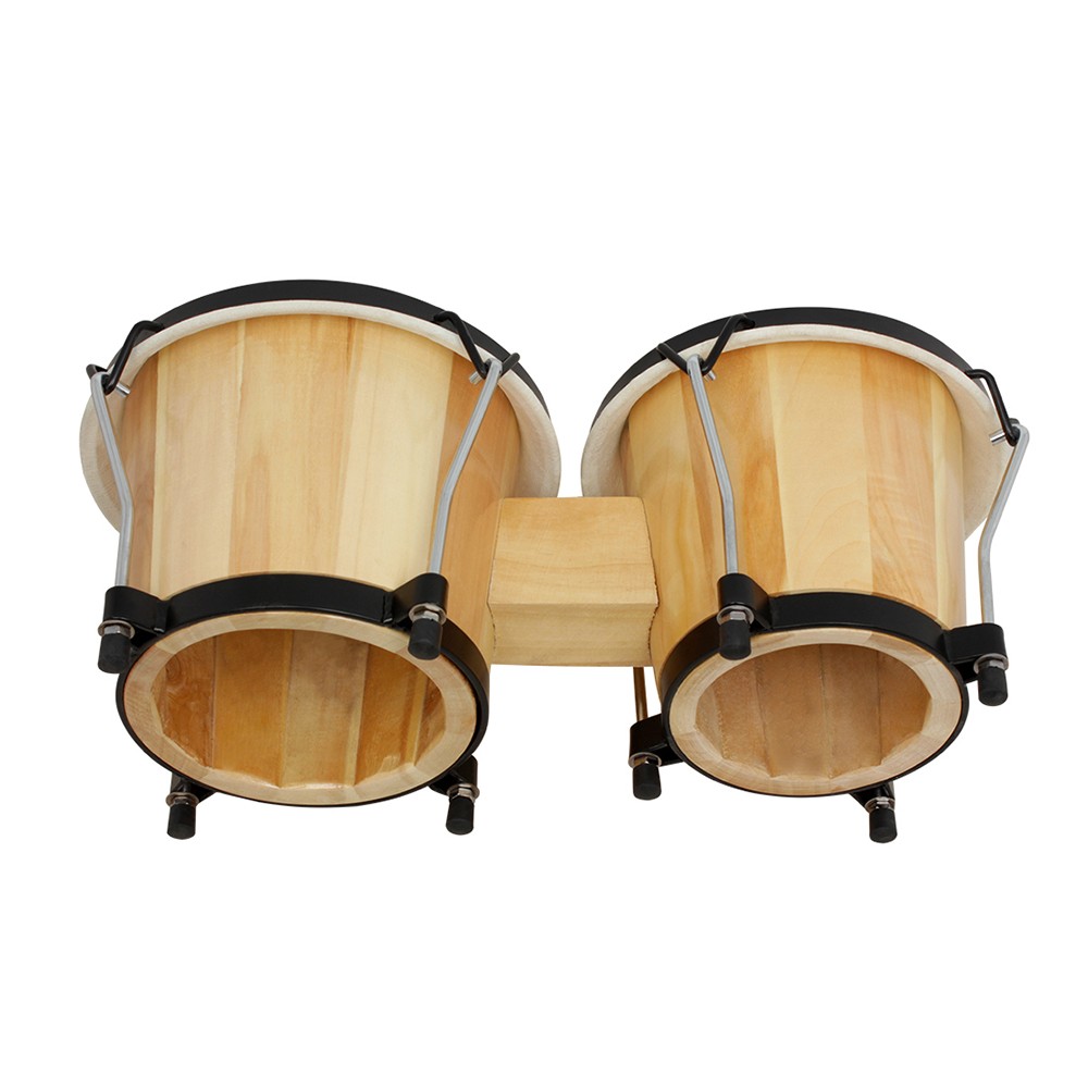 Bongo Drum Set - Set Drum Bongo Kayu 5,5 Inci