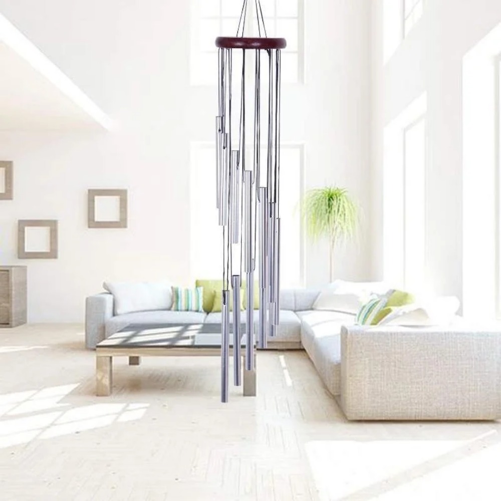 Wind Chime Tubular - Lonceng Angin Pipa Logam Aluminium 12