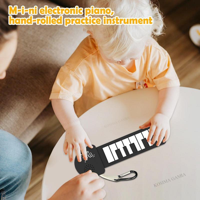Musical Instrument Qin - Piano Elektronik Lipat Silikon, Keyboard Piano