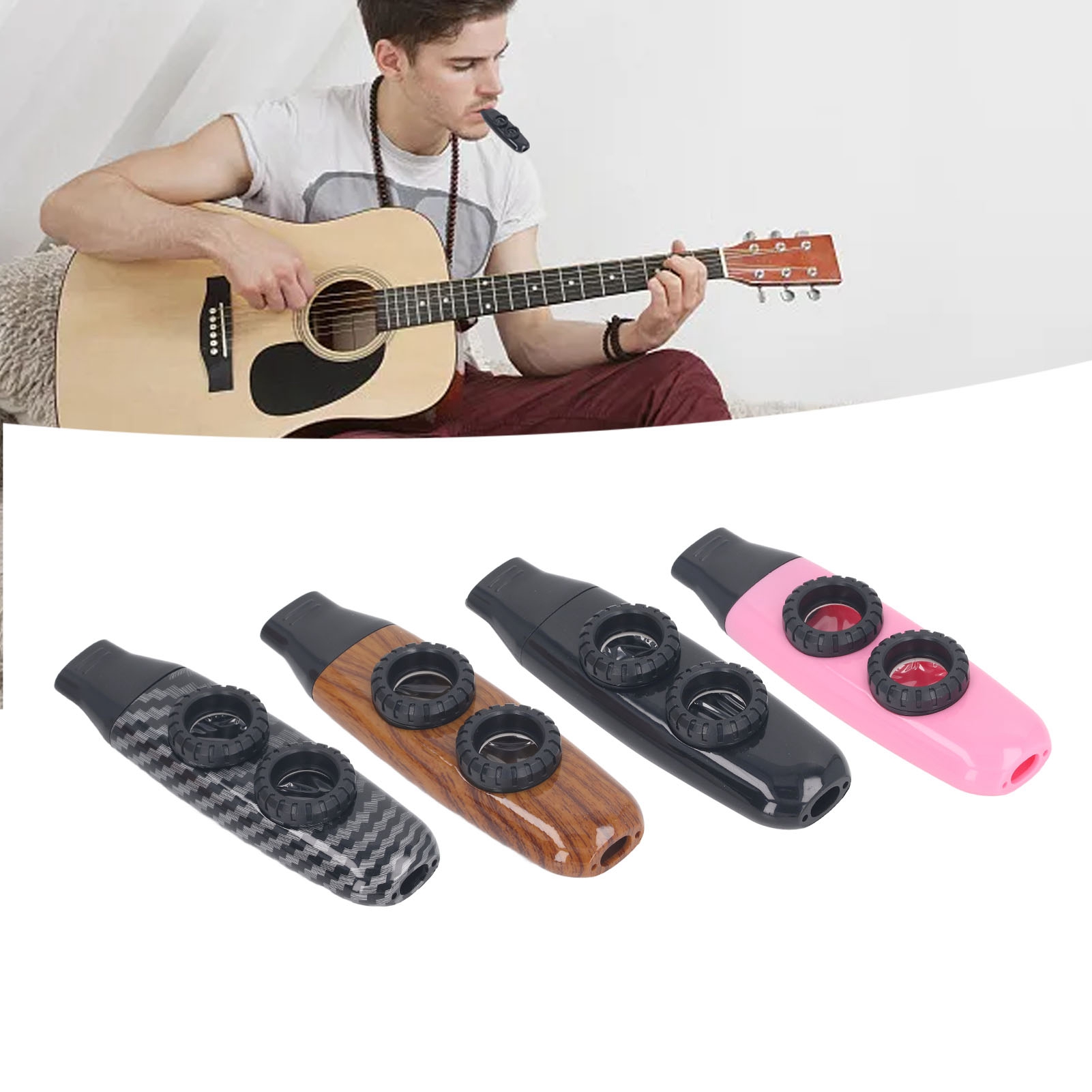 Musical Instrument Kazoo - Kazoo Flute Dual Hole Flute Alat