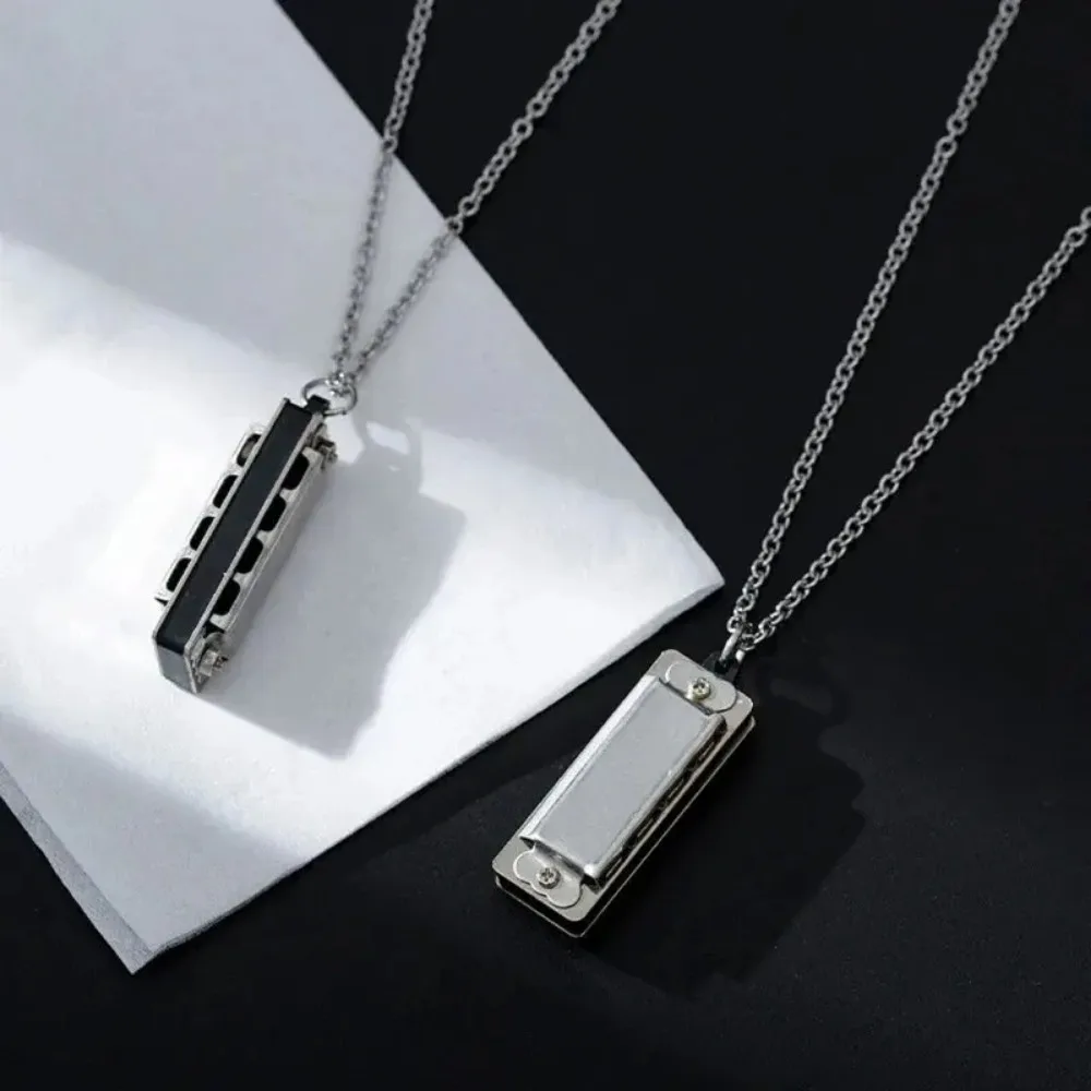 Musical Instrument Blow - Kalung Harmonika Mini Pria dan Wanita