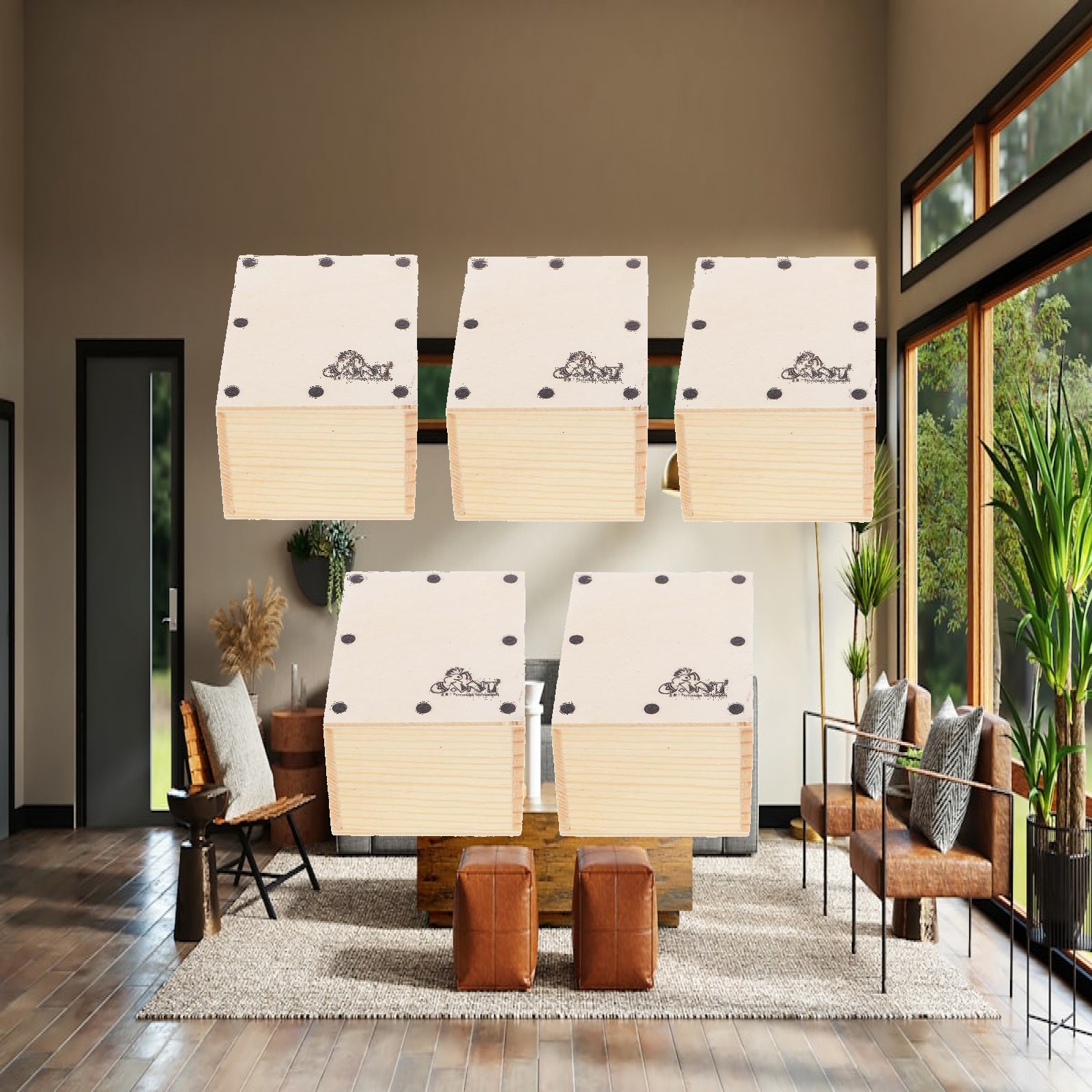 Cajon Box Drum - Set Mini Sand Cajon Shaker Kotak