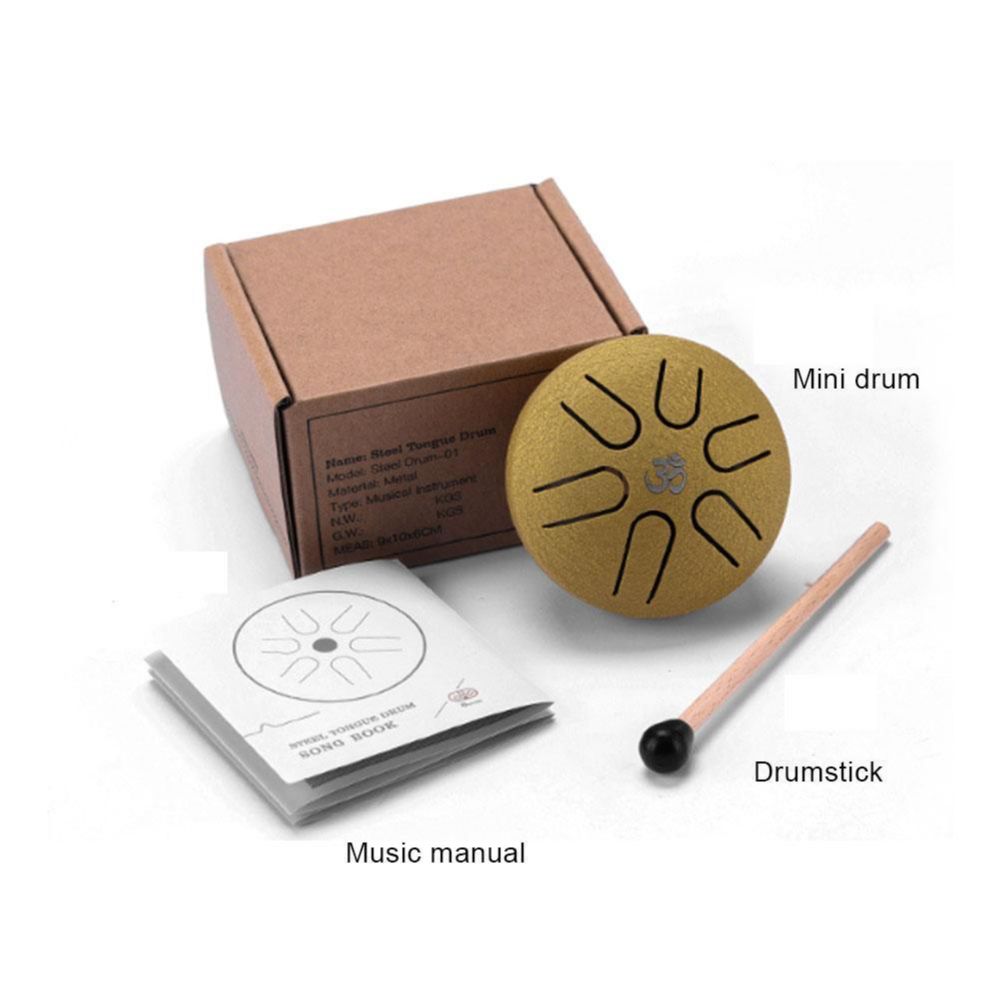 HLURU Drum lidah baja 3 inci 6 - Tongue Drum Steel ulasan dan harga