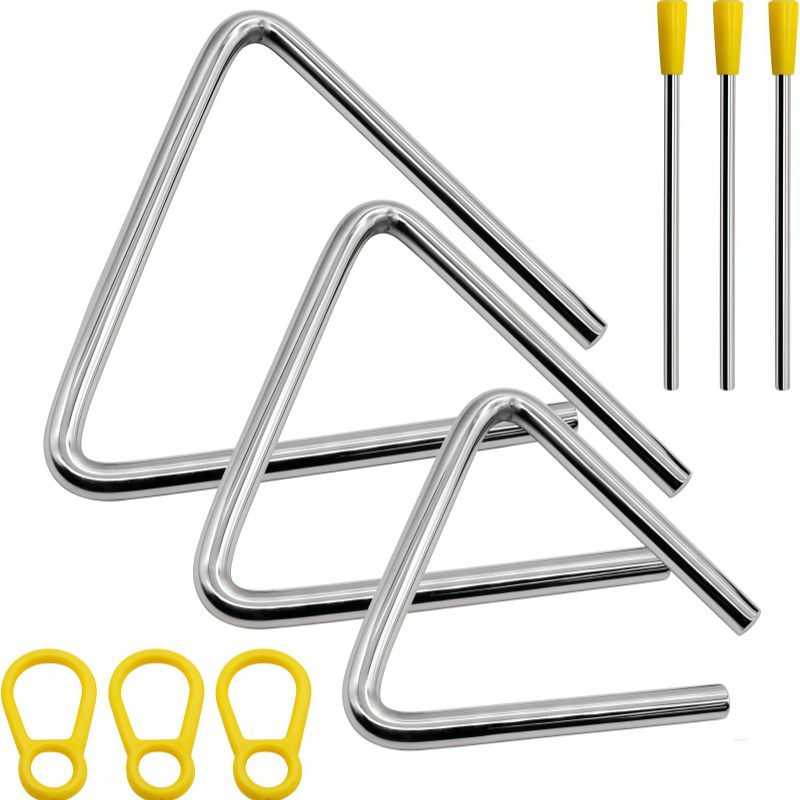 Set Instrumen Perkusi Segitiga - Musical Instrument Qin ulasan dan harga