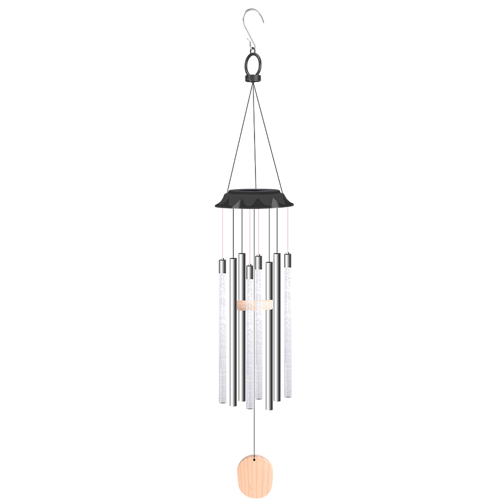 Lampu gantung Led tenaga surya - Wind Chime Tubular ulasan dan harga