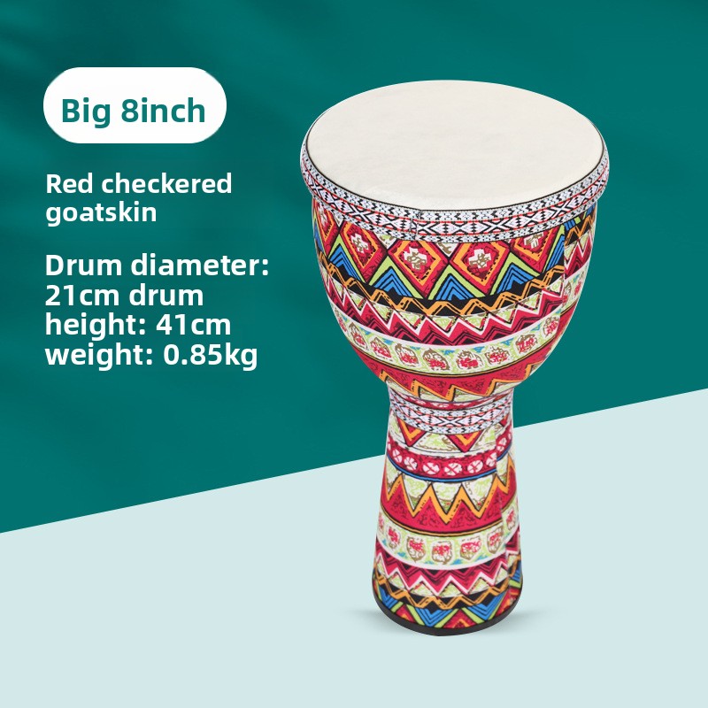 Drum Tangan Besar Afrika 8 Inc - Bongo Drum Set ulasan dan harga