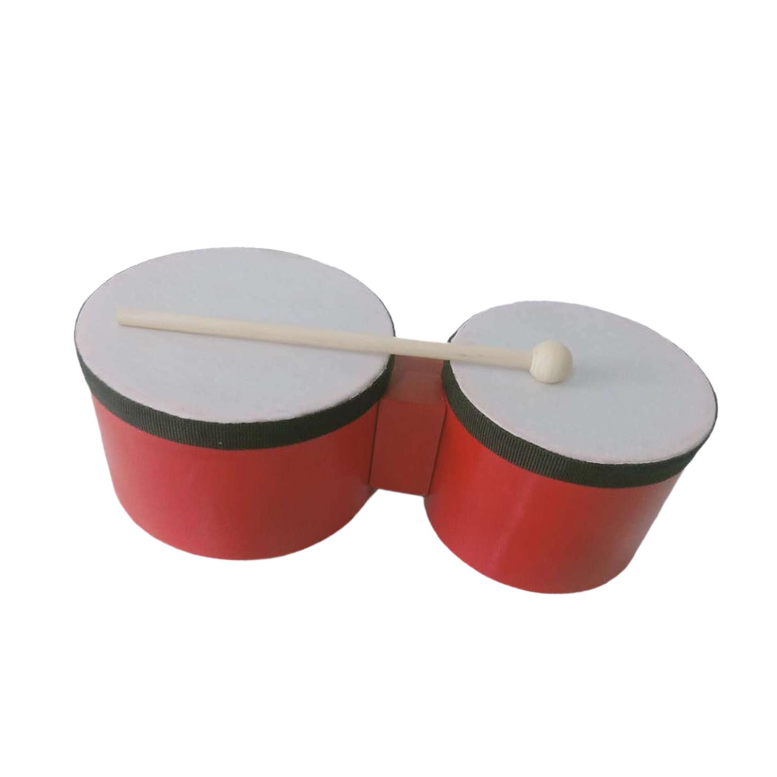 Set Perkusi Kayu Bongo Drum, M - Bongo Drum Set ulasan dan harga
