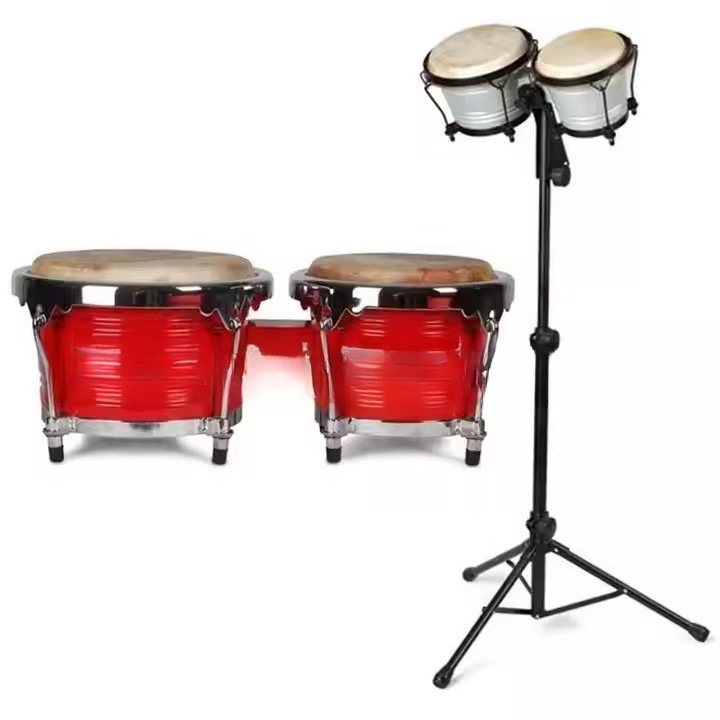 Tamborin Bongo Profesional den - Bongo Drum Set ulasan dan harga