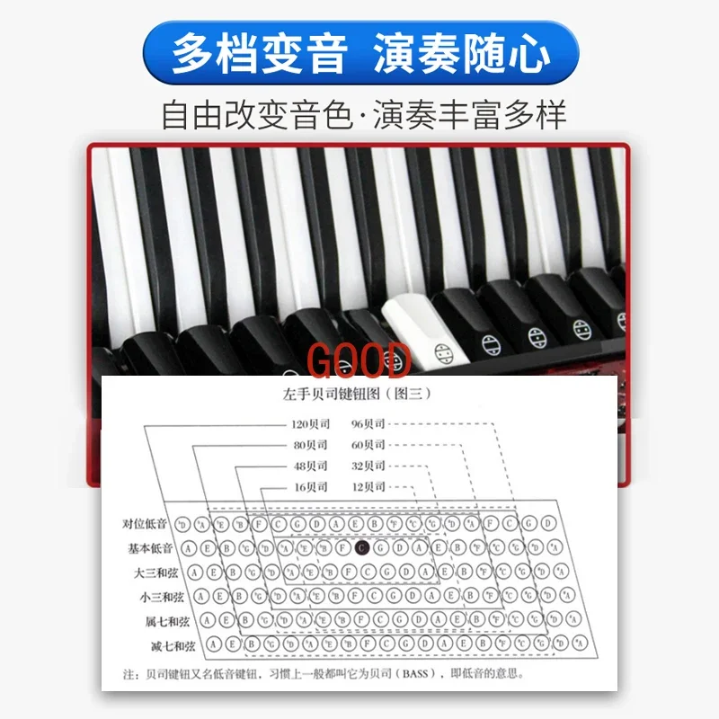 Akordeon Merek Parrot Bayan Al - Musical Instrument Brands ulasan dan harga