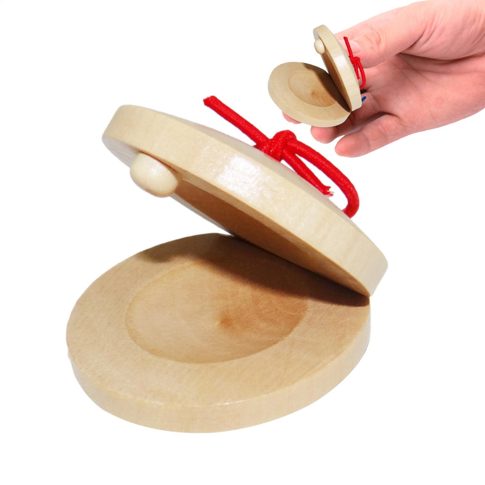 Kastanet Kayu Alat Musik Anak- - Musical Instrument Games ulasan dan harga