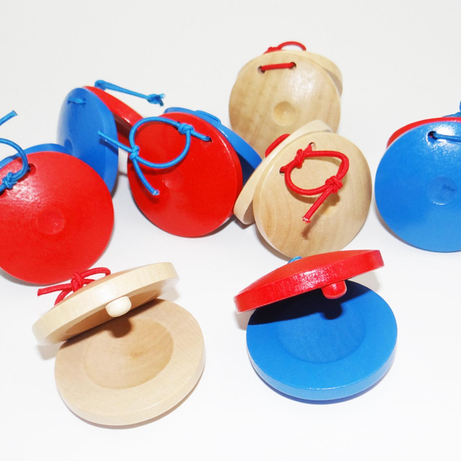 Kastanet Kayu Alat Musik Anak- - Musical Instrument Games ulasan dan harga
