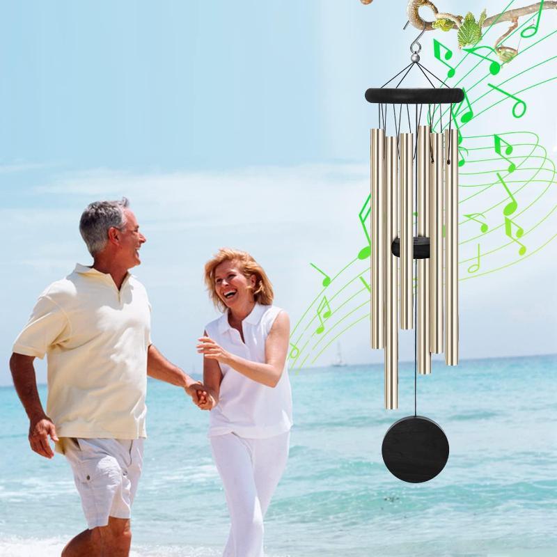 【D】Lonceng Angin Bahan Kayu Me - Wind Chime Tubular ulasan dan harga