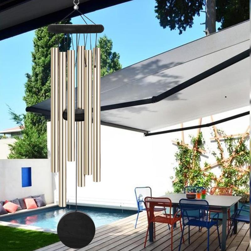 【D】Lonceng Angin Bahan Kayu Me - Wind Chime Tubular ulasan dan harga