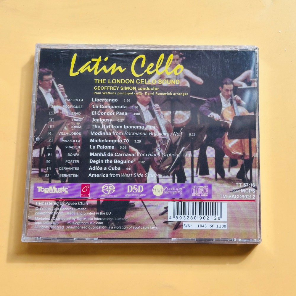 London Latin Cello CD Musik La - Musical Instrument Brands ulasan dan harga