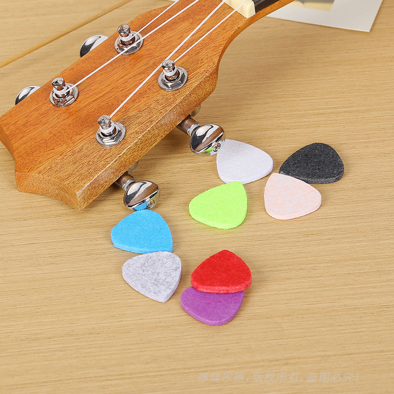5/10/20PCS Pick Gitar Felt – P - Musical Instrument Organ ulasan dan harga