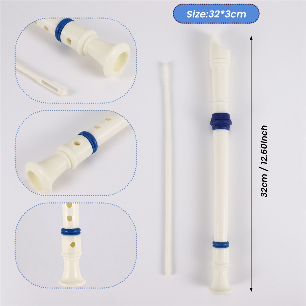 Alat Musik ABST 6 Lubang Sopra - Musical Instrument A Recorder ulasan dan harga