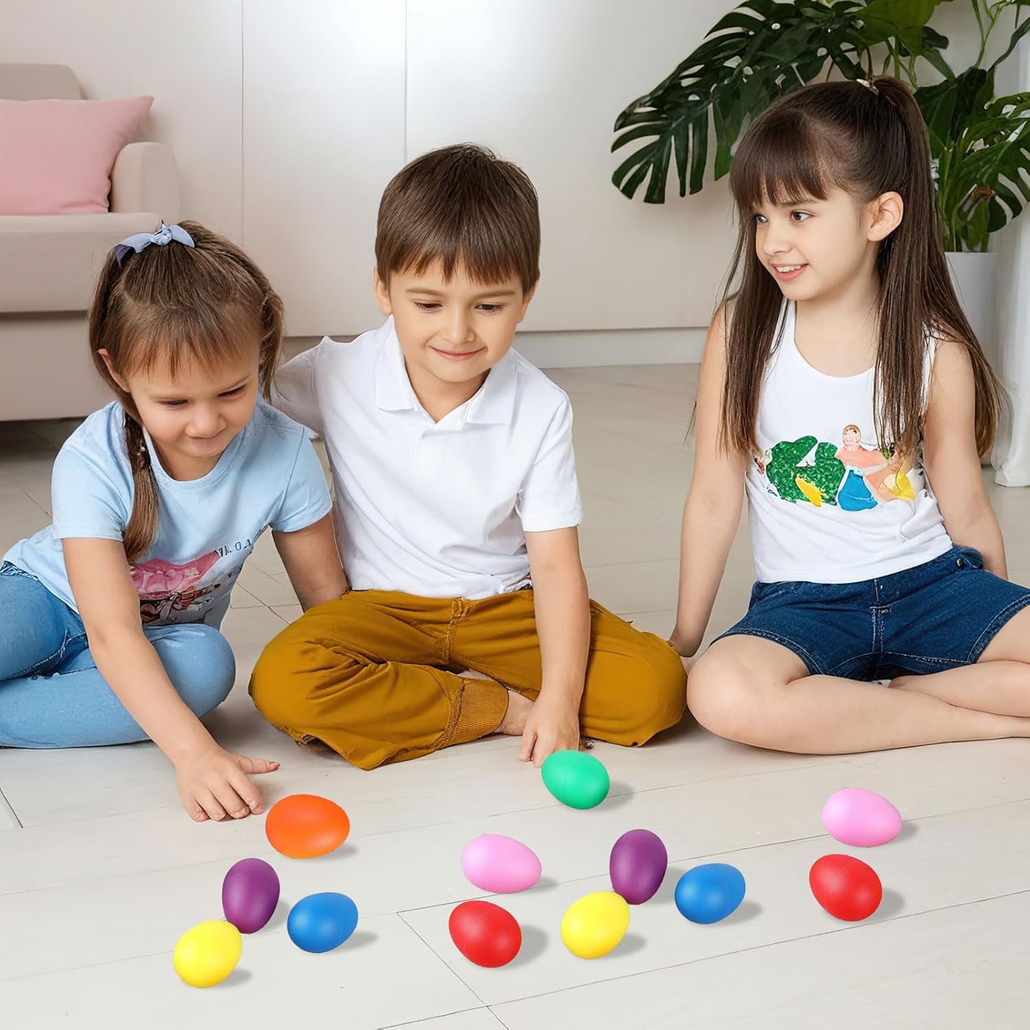 2 Buah Pengocok Telur Plastik  - Musical Instrument Games ulasan dan harga