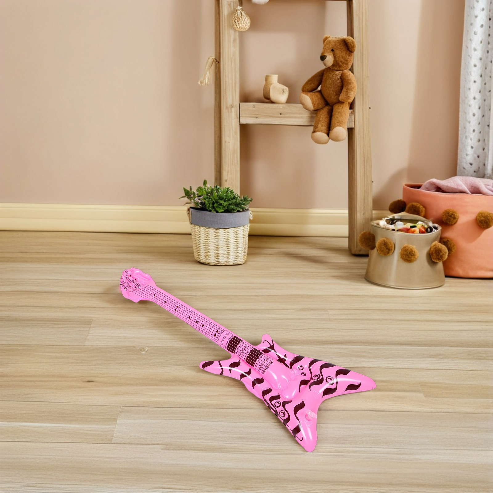 Gitar Rock and Roll Tiup Retro - Musical Instrument Blow ulasan dan harga