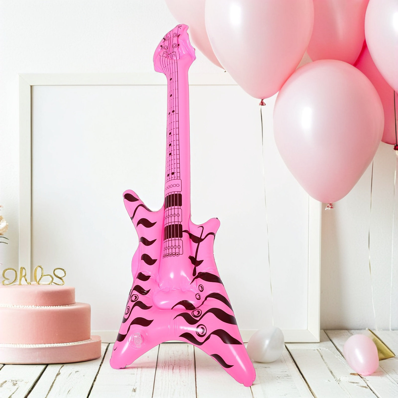 Gitar Rock and Roll Tiup Retro - Musical Instrument Blow ulasan dan harga