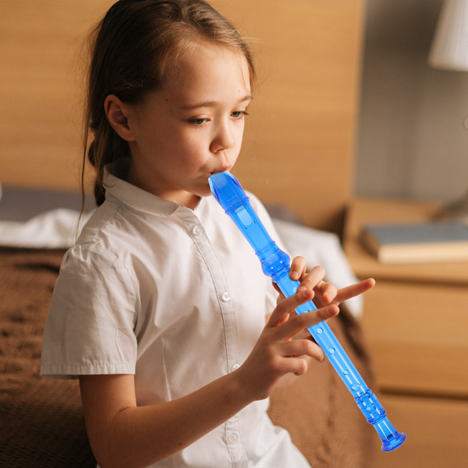 2 Buah Perekam Soprano 8 Luban - Musical Instrument A Recorder ulasan dan harga