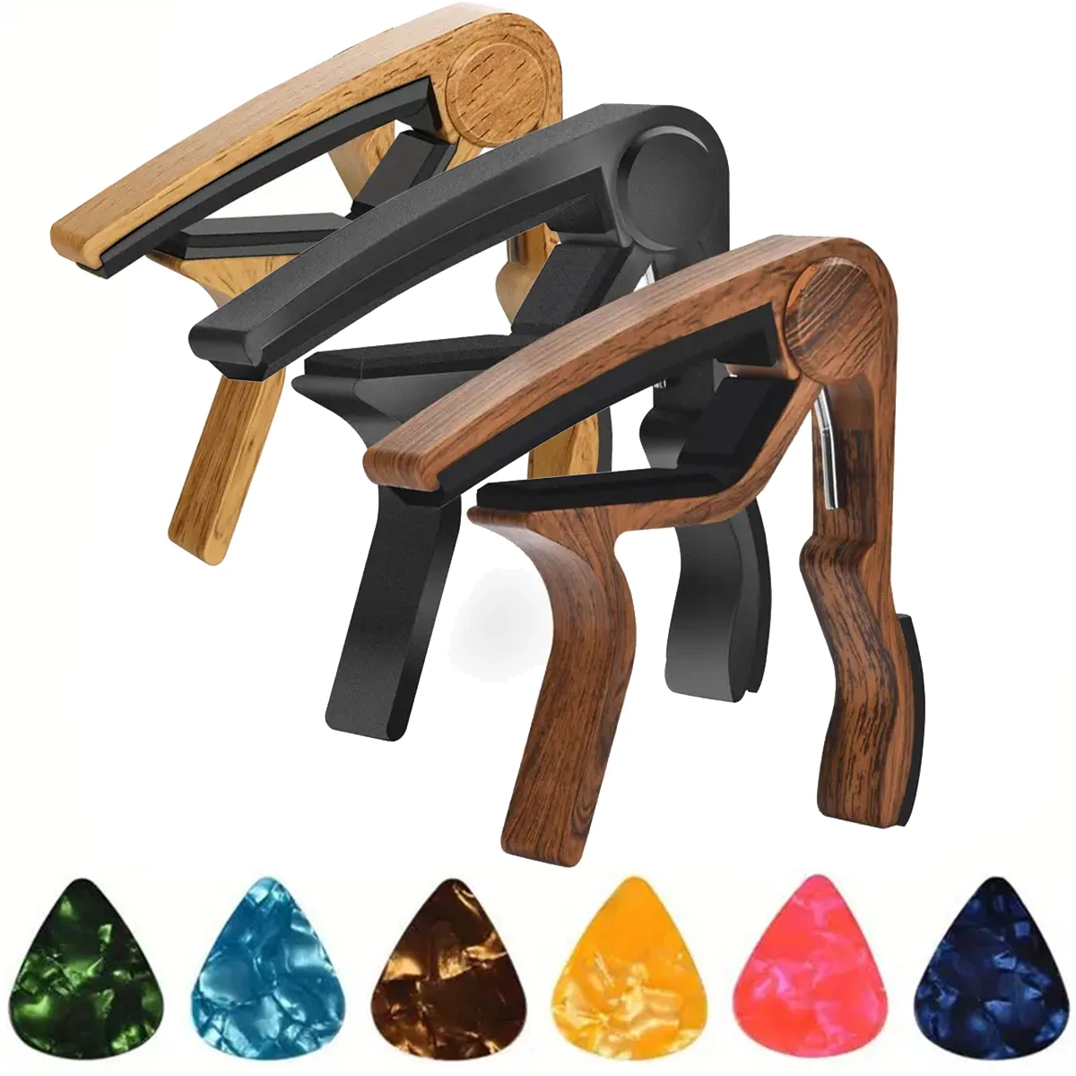 Capo gitar Aloi seng kualitas  - Musical Instrument Organ ulasan dan harga