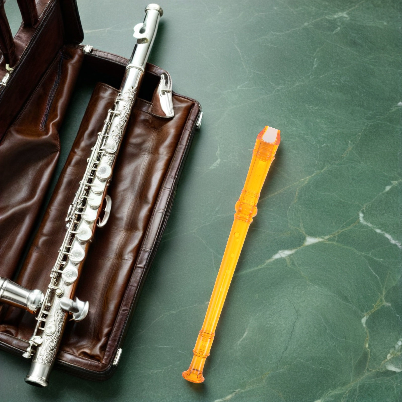 4 Buah Seruling Soprano Transp - Musical Instrument A Recorder ulasan dan harga