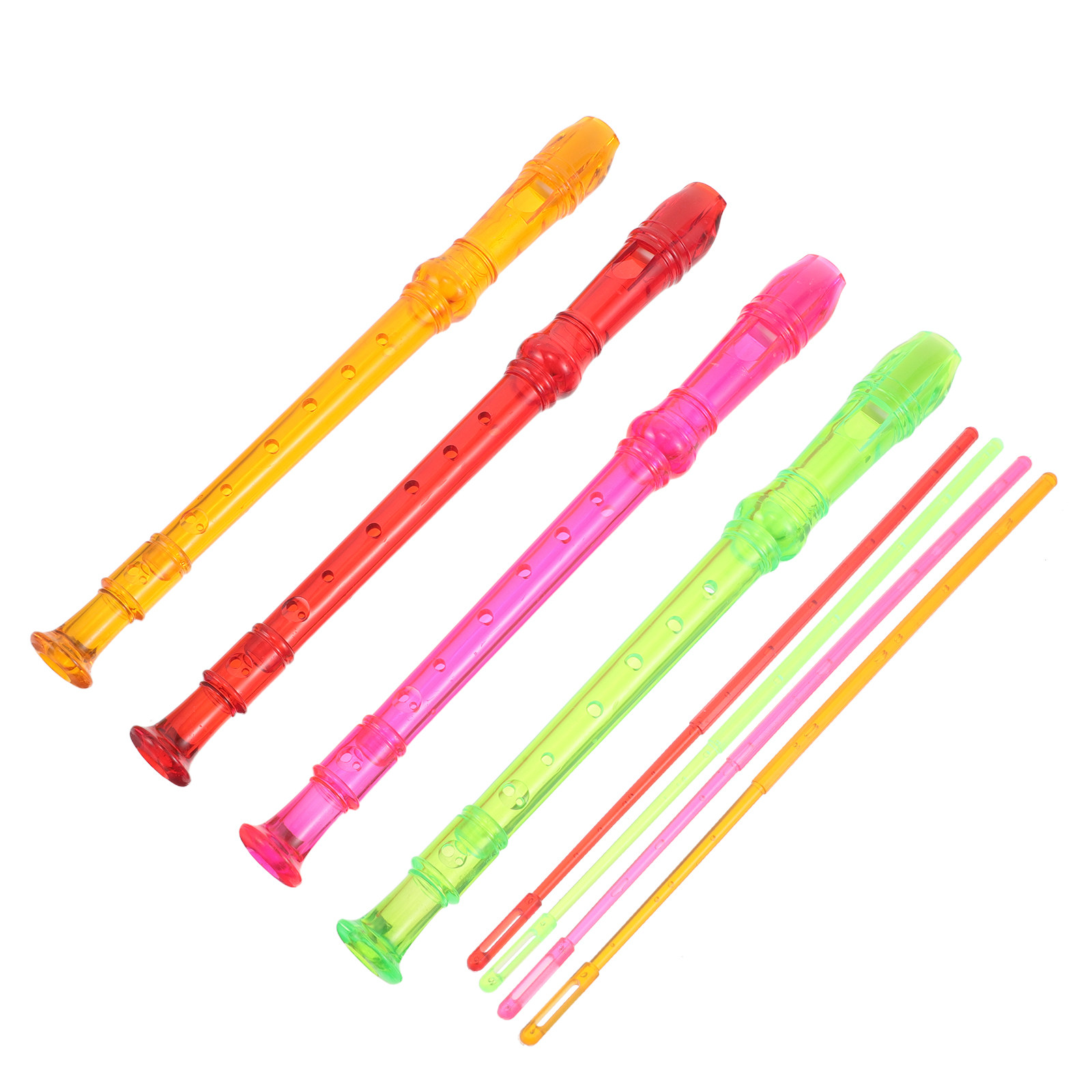 4 Buah Seruling Soprano Transp - Musical Instrument A Recorder ulasan dan harga