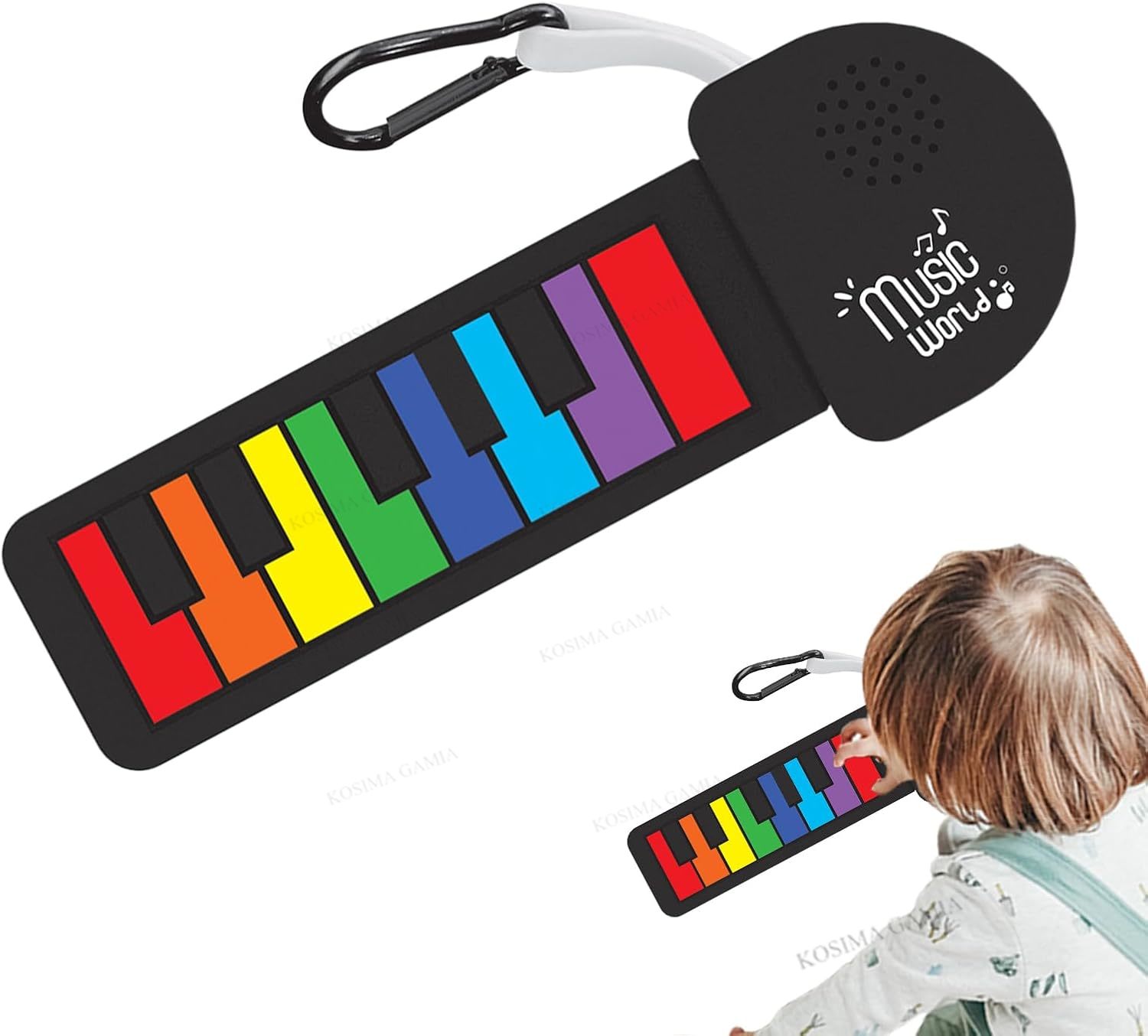 Piano Elektronik Lipat Silikon - Musical Instrument Qin ulasan dan harga