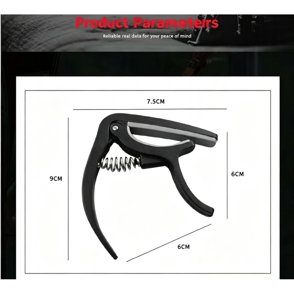 Capo Gitar 2 in 1 dengan Penar - Musical Instrument Organ ulasan dan harga