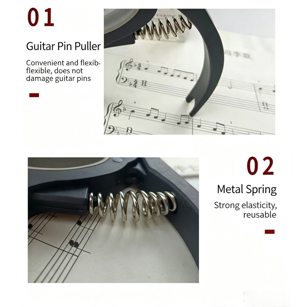 Capo Gitar 2 in 1 dengan Penar - Musical Instrument Organ ulasan dan harga