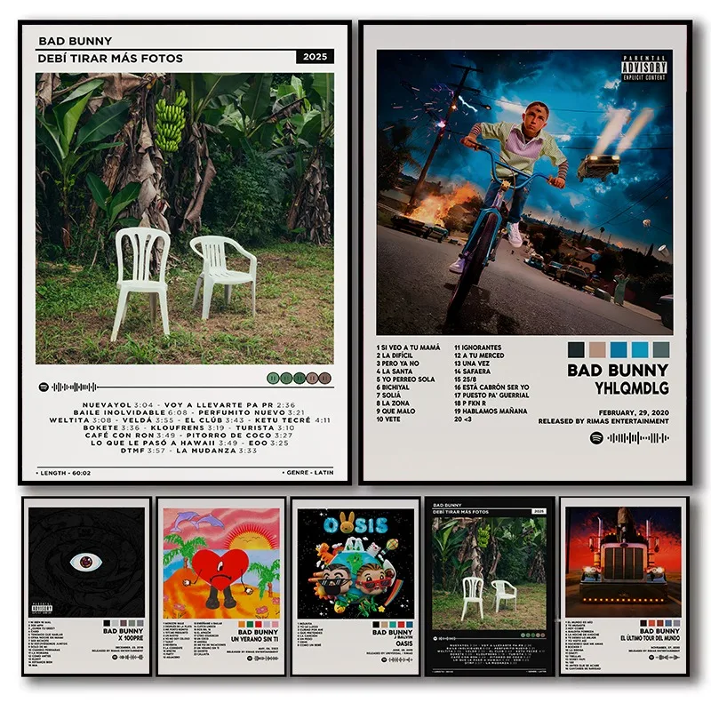 Poster Rapper Musik Urban Pop  - Musical Instrument Painting ulasan dan harga
