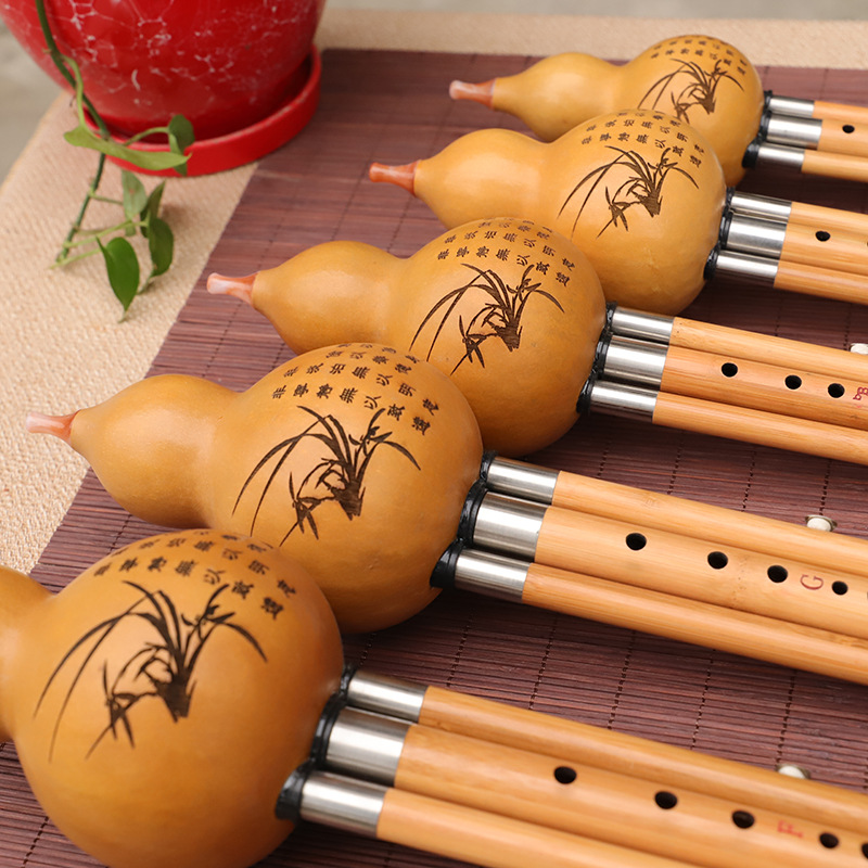 Alat Musik Suling Labu Nanzhu, - Musical Instrument Blow ulasan dan harga