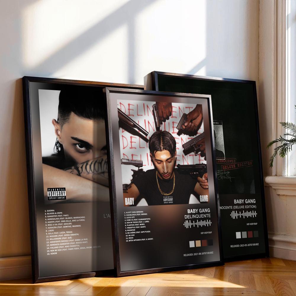 Poster Baby Gang Sampul Album  - Musical Instrument Painting ulasan dan harga