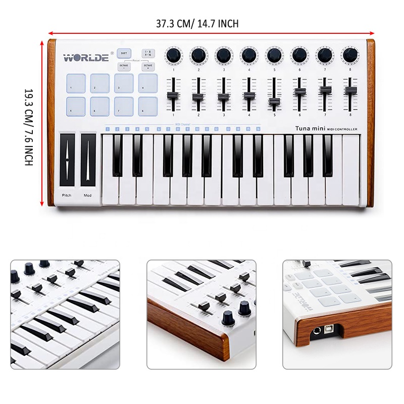 Keyboard Controller MIDI USB D - Musical Instrument Brands ulasan dan harga