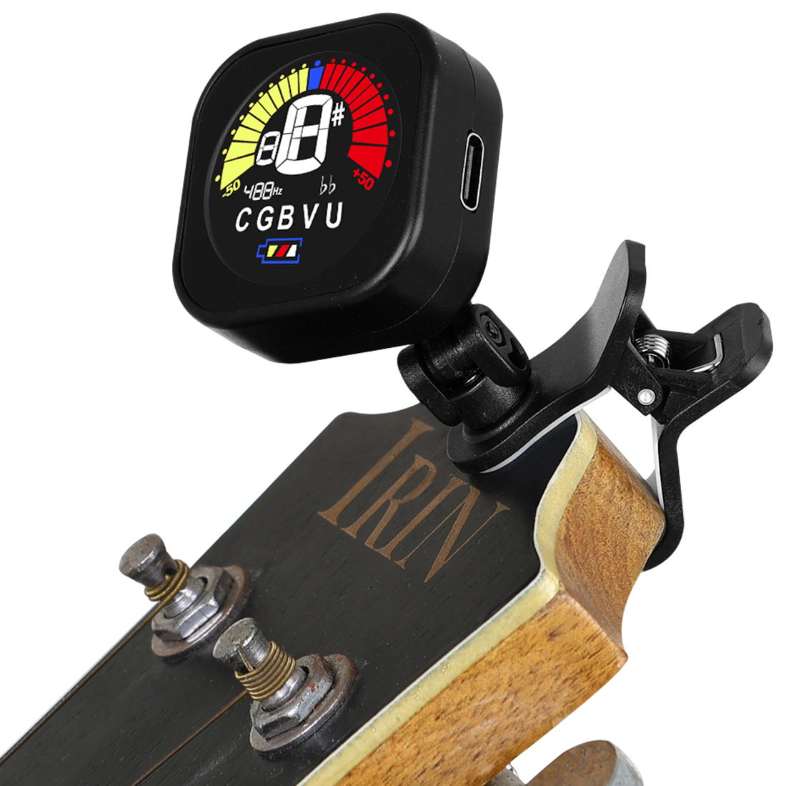 Tuner Gitar Layar LCD Portabel - Musical Instrument Organ ulasan dan harga