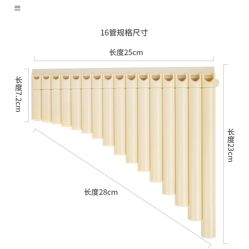 Panflute Berkualitas Tinggi 16 - Musical Instrument Pipe ulasan dan harga