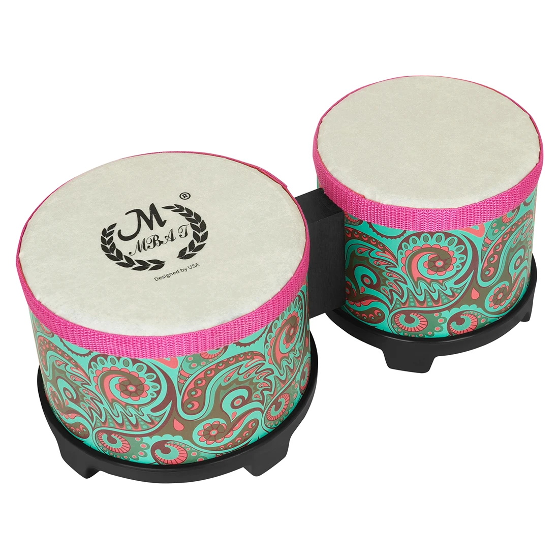 M MBAT Bongo Drum Set Drum Bon - Bongo Drum Set ulasan dan harga