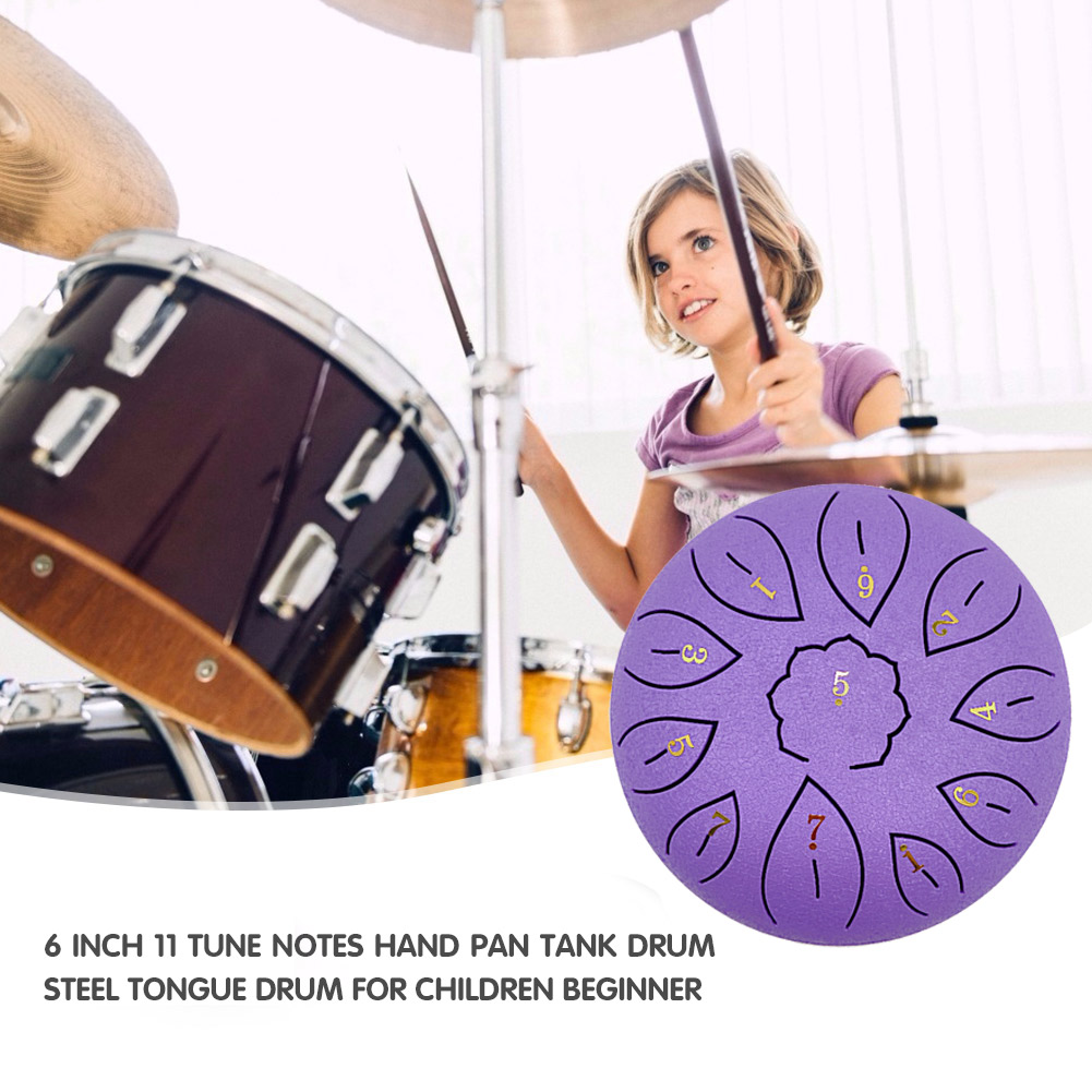 Set Hadiah Drum Lidah Baja 6 i - Tongue Drum Steel ulasan dan harga