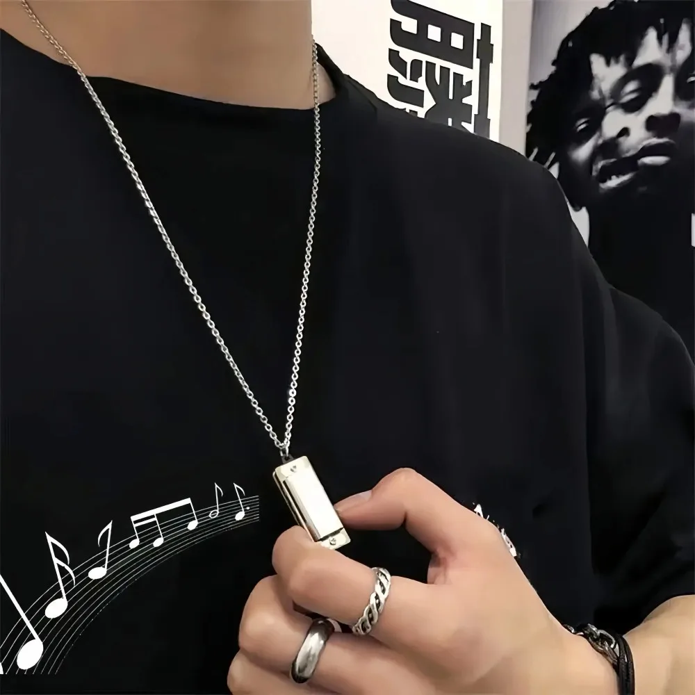 Kalung Harmonika Mini Pria dan - Musical Instrument Blow ulasan dan harga
