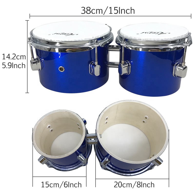 Set Drum Bongo Kayu Maple 6/8  - Musical Instrument Brands ulasan dan harga