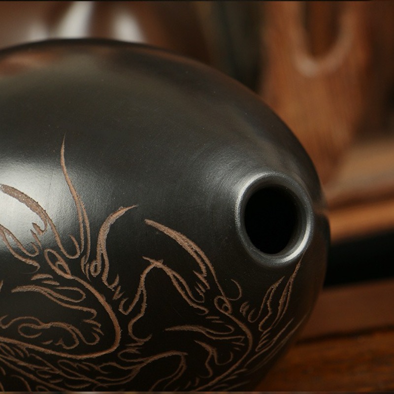 Ocarina 8 Lubang Hitam Portabe - Musical Instrument Qin ulasan dan harga