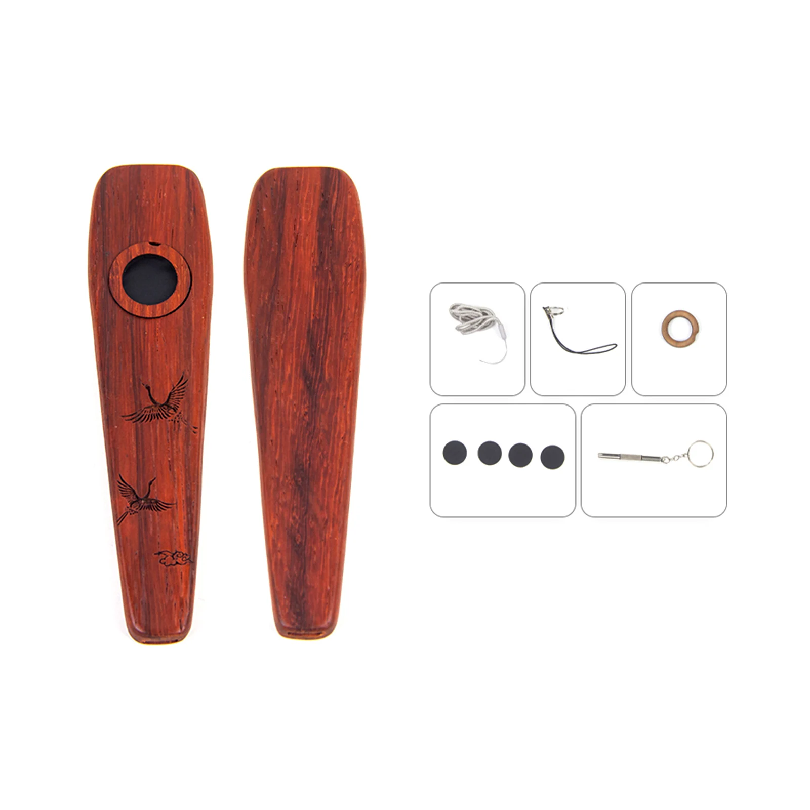 Set Hadiah Kazoo Kayu Baru 202 - Musical Instrument Kazoo ulasan dan harga