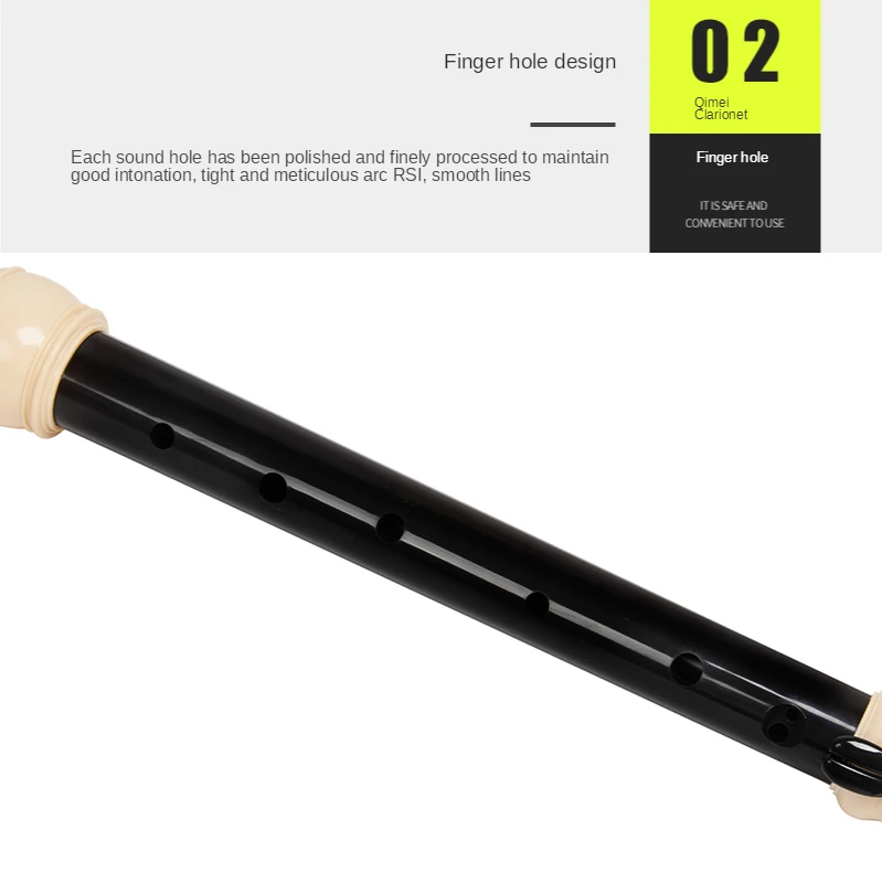 Qimei Baroque Tenor Clarinet 8 - Musical Instrument A Recorder ulasan dan harga