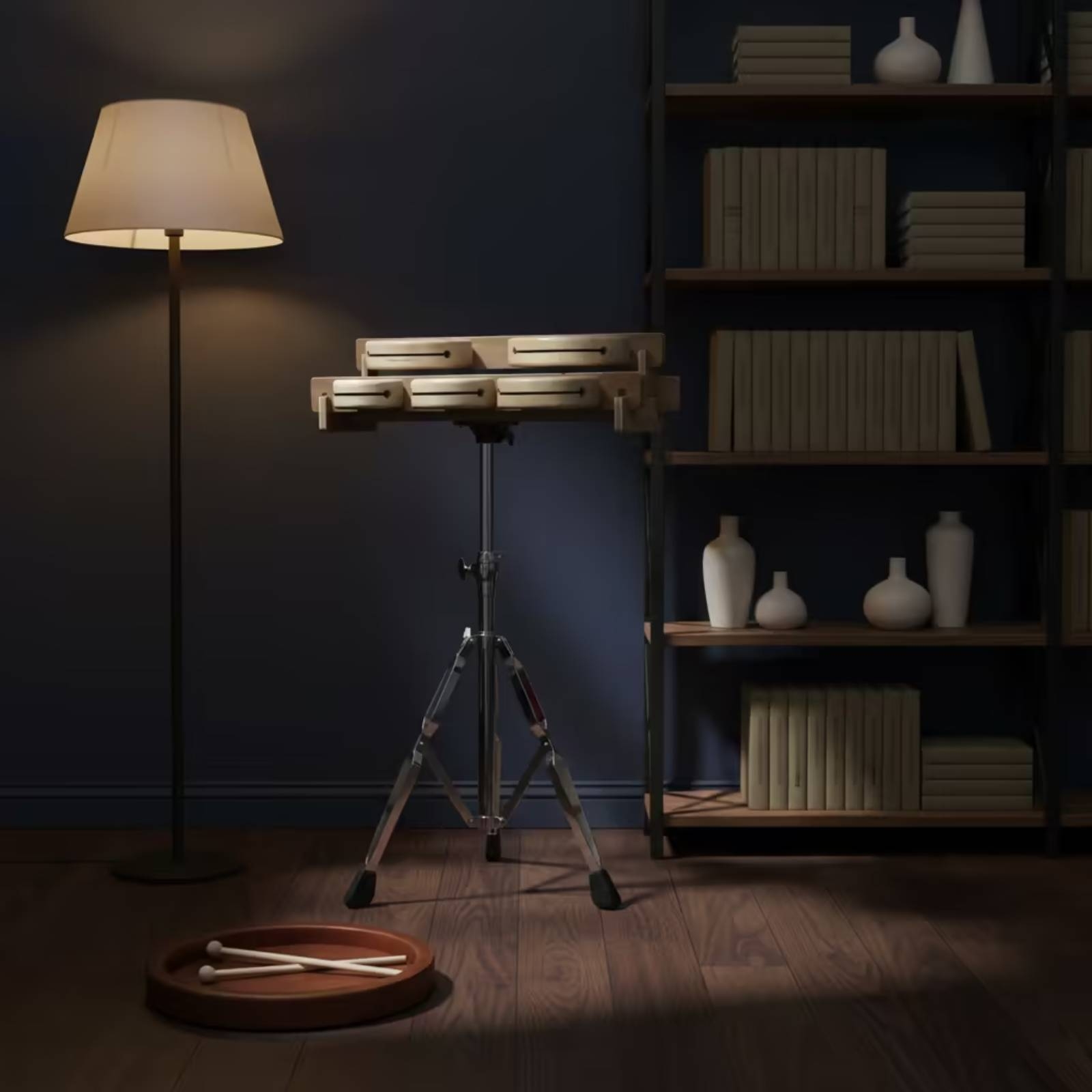 Balok Kayu dengan Stand, Siap  - Musical Instrument Long ulasan dan harga