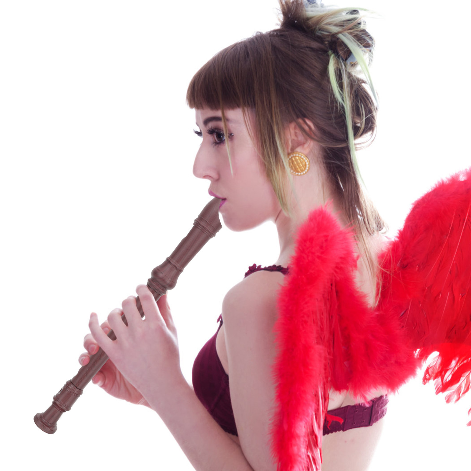 Rekorder Soprano 8 Lubang, Flu - Musical Instrument A Recorder ulasan dan harga