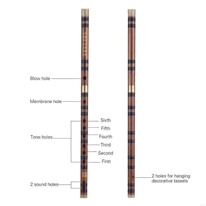 PXPF Siswa Bambu Flute Portabe - Musical Instrument Pipe ulasan dan harga
